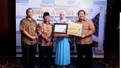 Pelaku Usaha dari Bengkalis Raih Penghargaan dari BRK, Ini Kata Bupati